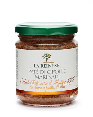 Onion paté marinated in "Balsamic Vinegar of Modena I.G.P"