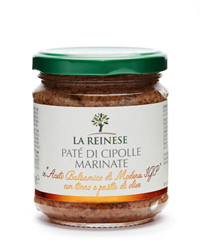 Onion paté marinated in "Balsamic Vinegar of Modena I.G.P"