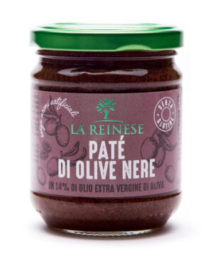 Paté di olive nere in 14% di olio extra vergine di oliva
