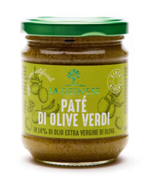 Paté di olive verdi in 14% olio extra vergine di oliva