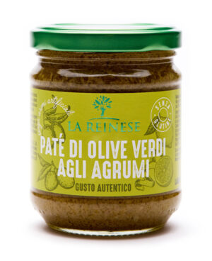 Paté di olive verdi con agrumi