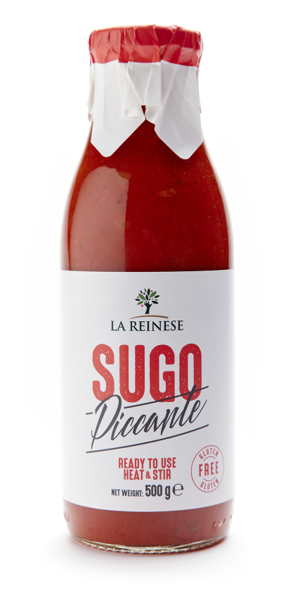 polpa e passata di pomodoro con peperoncino piccante
