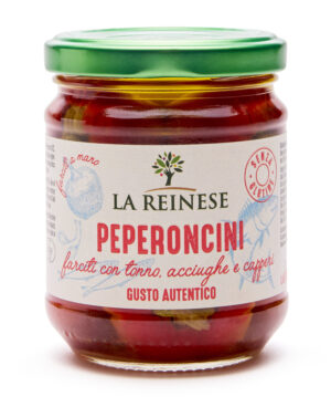 Peperoncini farciti con tonno, capperi e acciughe